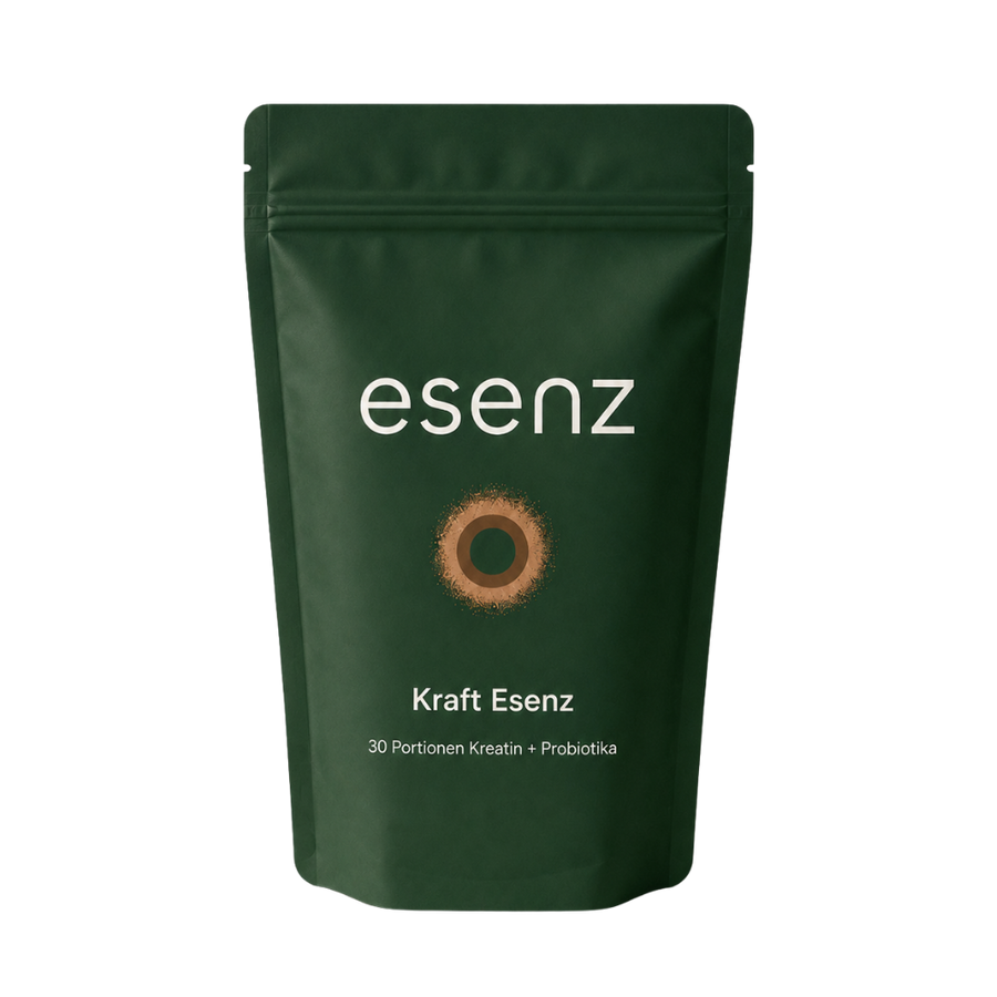 Kraft Esenz freigestelltes Beutel Produktbild
