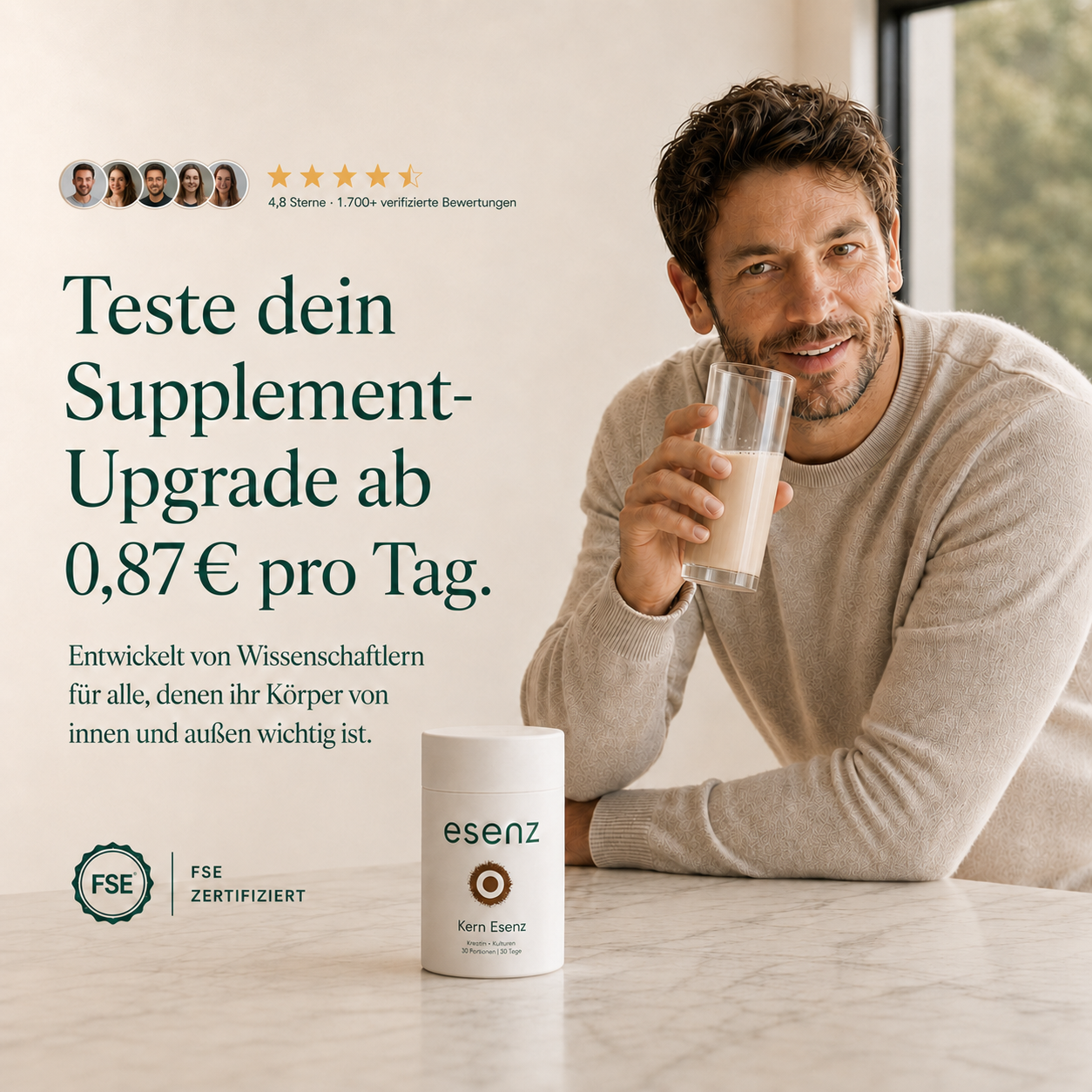 Kern Esenz Supplement Upgrade ab 0,87 Euro pro Tag